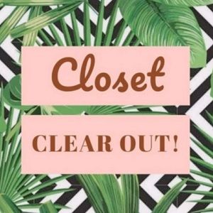 Clearing out my closet to make room for baby joining our family soon!